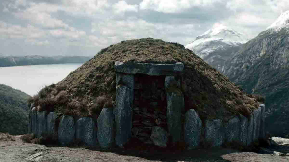 La tumba de Bjorn Ironside en la isla - Vikings Serie Fans