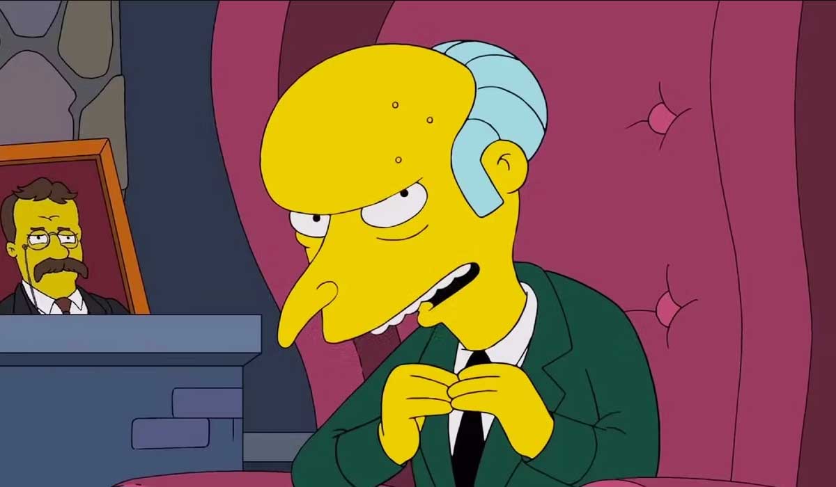 An artist creates a realistic version of Mr.  Burns from “The Simpsons”