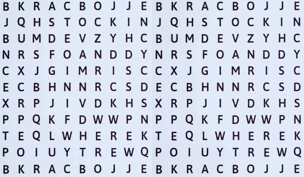 Only attentive people can find the word “GALO” in this word search